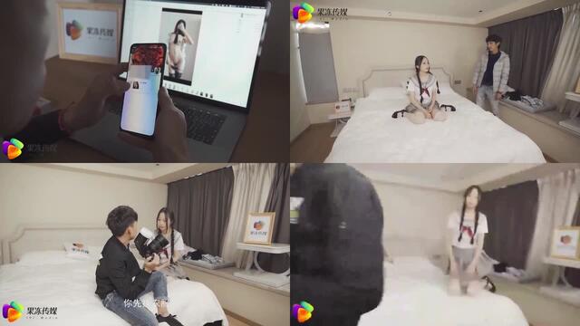 國産AV 果凍傳媒 JK制服 JK女約拍私房照 被攝影師和朋友用媚藥玩弄 王亦舒