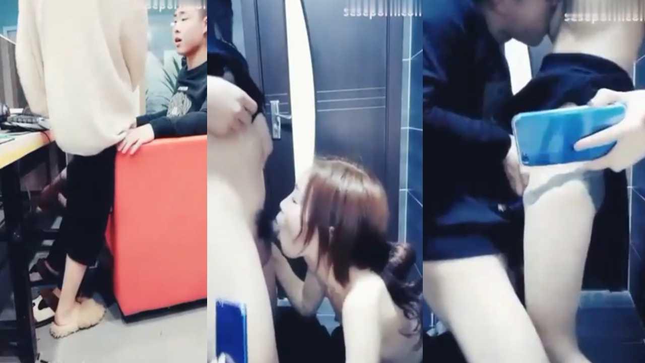 （国产）网红网吧勾引小青年关注小贱不迷路